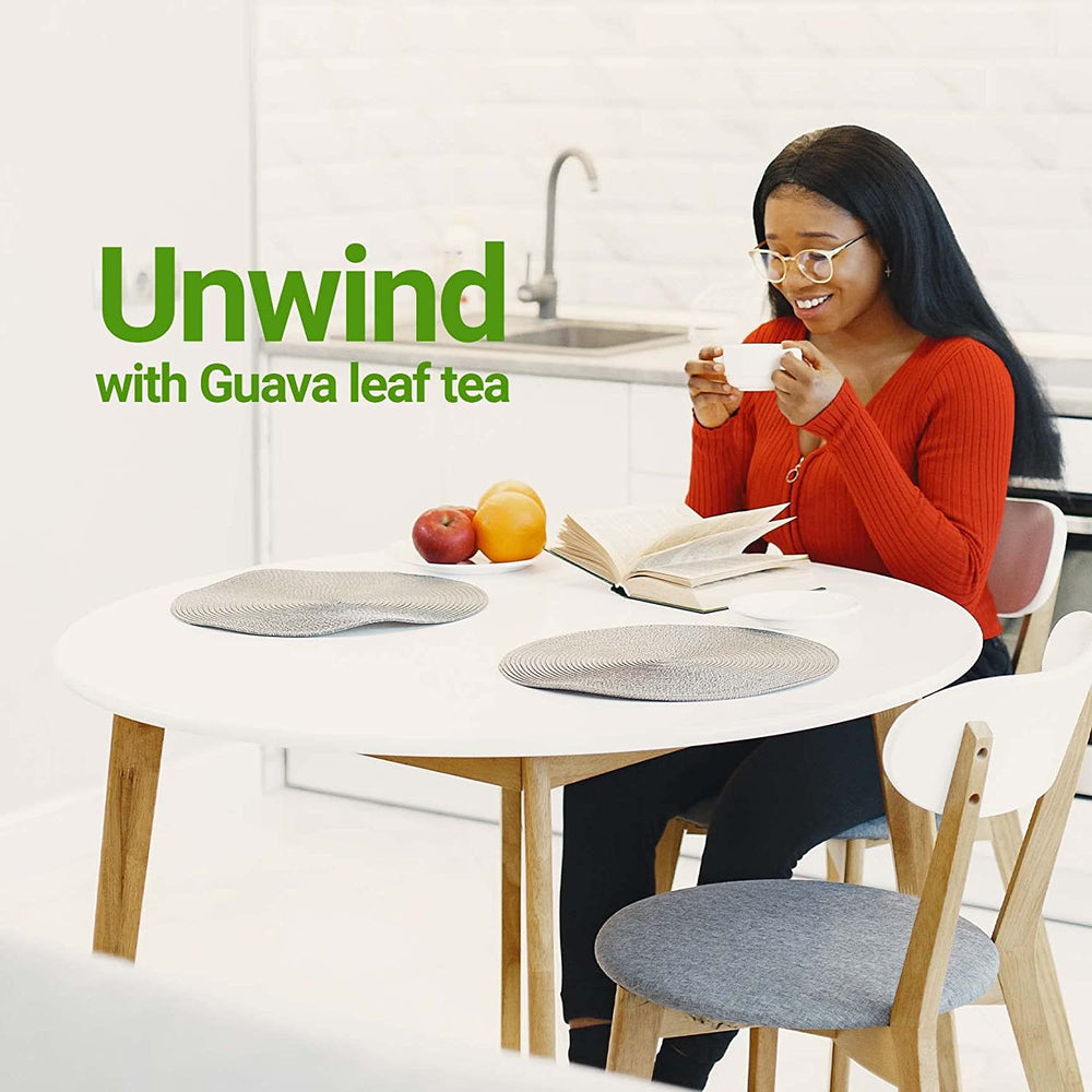 
                  
                    Unwind with Guava leaf tea
                  
                