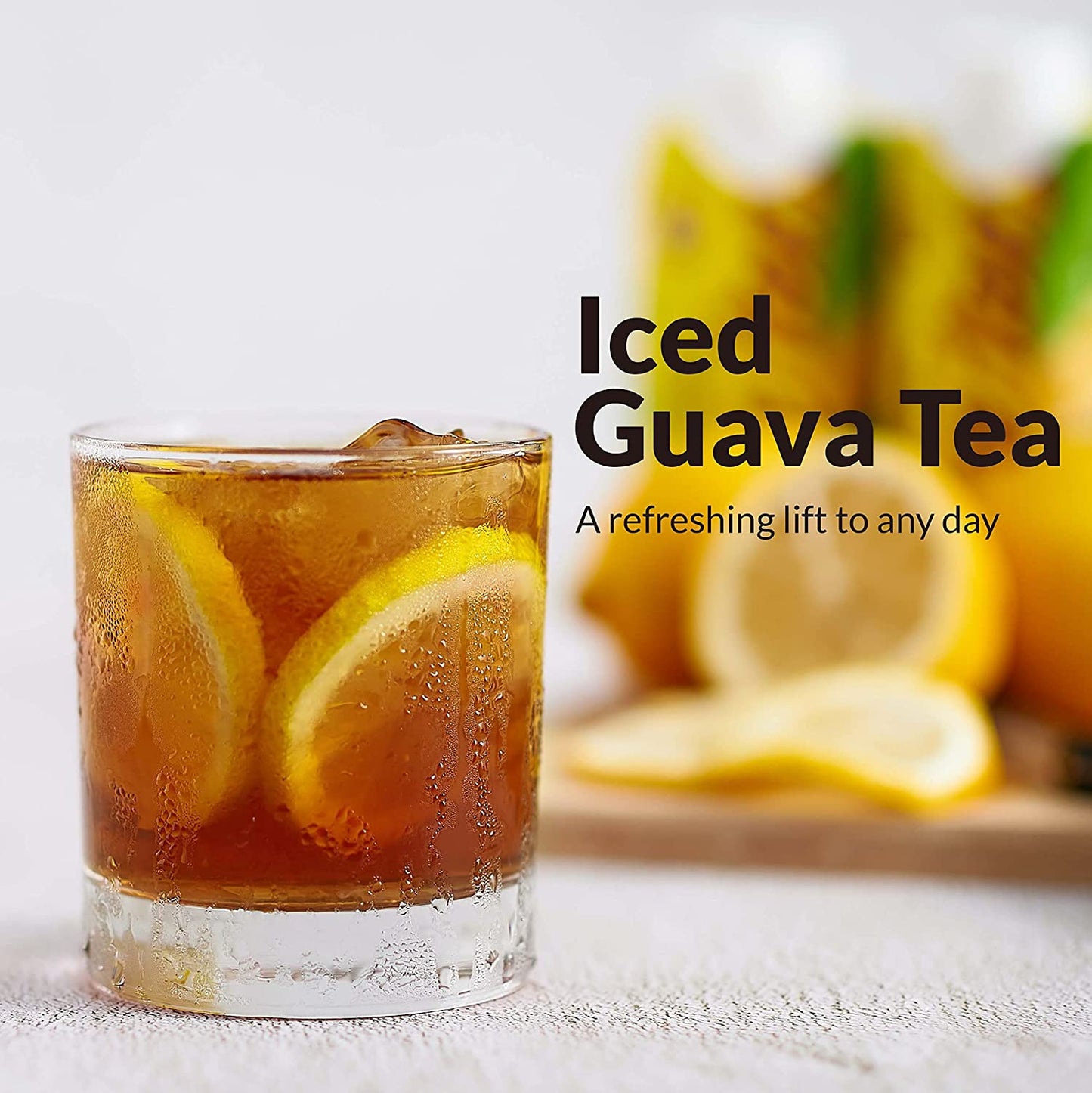 
                  
                    Iced Guava Tea . A refreshing lift to any day
                  
                