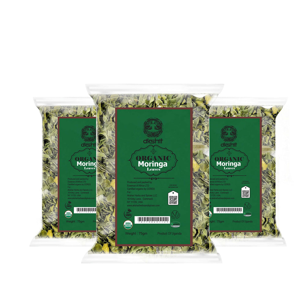 
                  
                    Akshit Organic Moringa(Oleifera) Leaves, Loose Leaf Herbal Teas, Drinks, , Non-GMO, Caffeine-Free, Non-GMO, Vegan, Gluten-Free.
                  
                