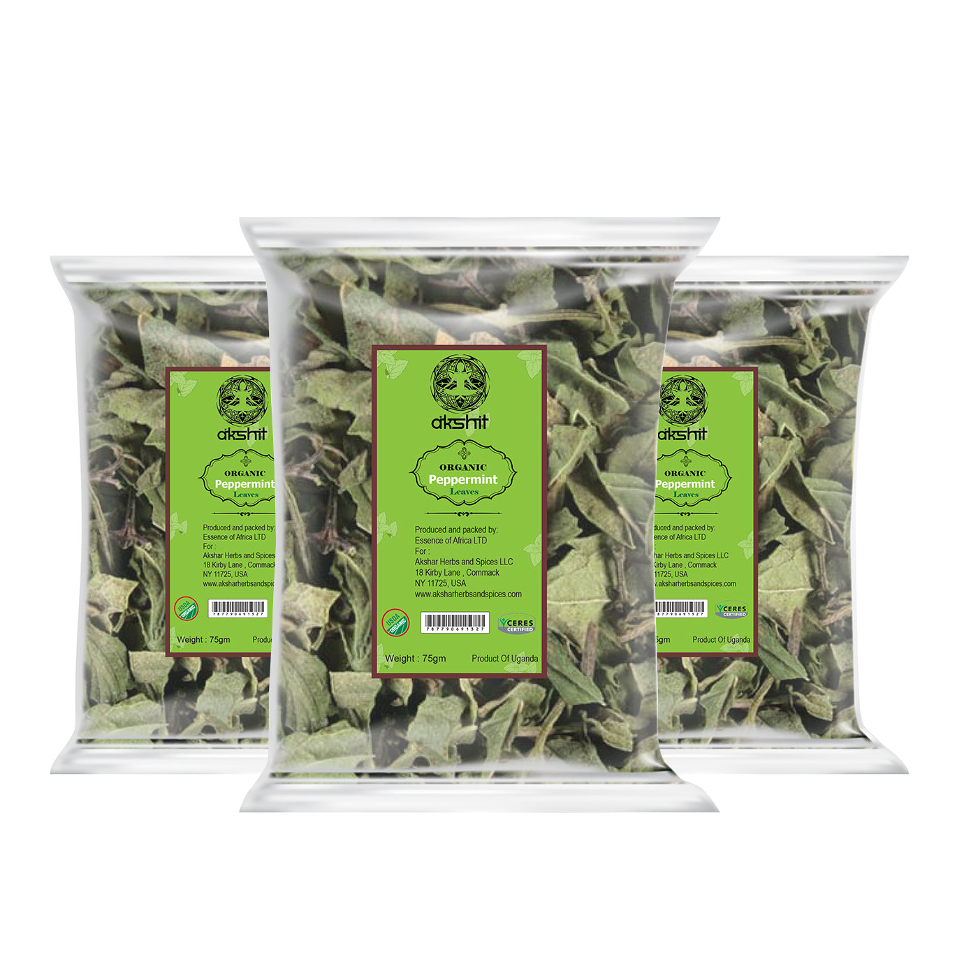 
                  
                    Akshit Peppermint Herbal Tea, Loose Leaf, Organic, Caffeine-Free, Non-GMO, Vegan, Gluten-Free pack of 3
                  
                