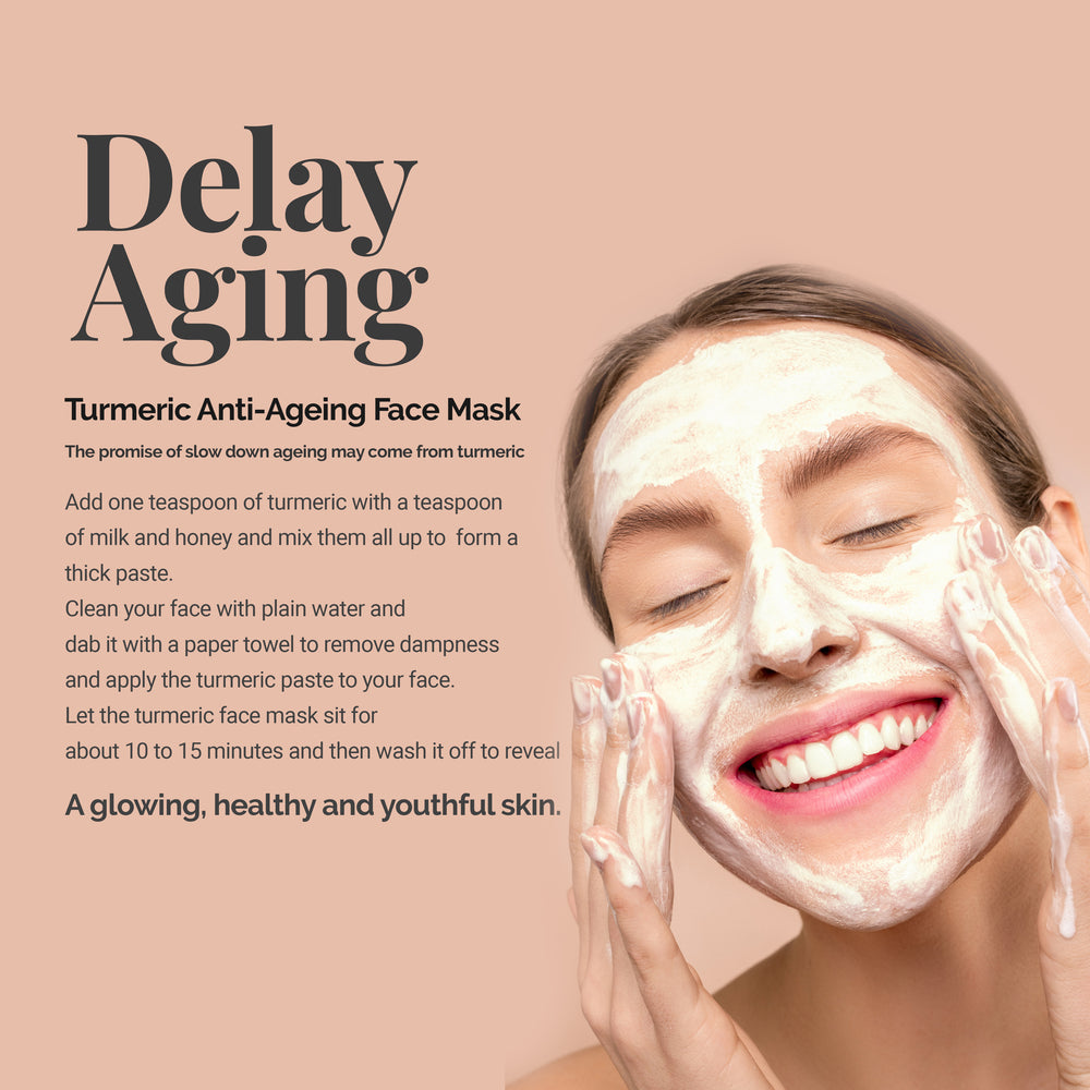 
                  
                    Delay aging . turmeric Anti-aging Face Mask
                  
                